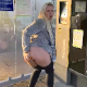 A blonde, German girl takes a shit and a powerful piss at a bus ticket booth in this public exposure clip. Presented in 720P HD. About 2 minutes.